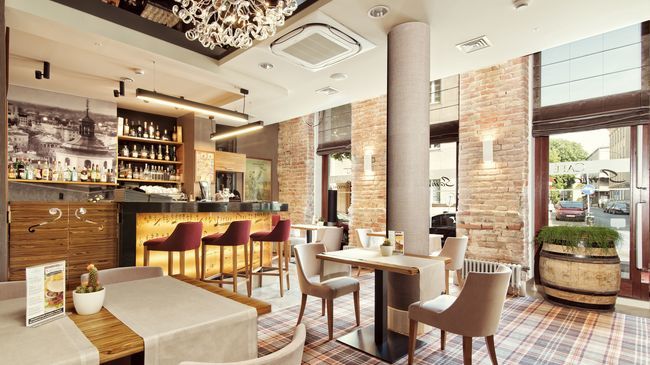 Hotel Wieniawski Люблин Ресторант снимка